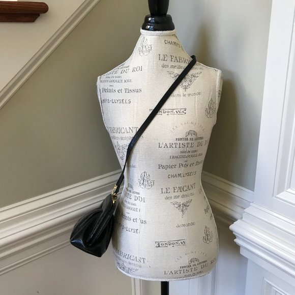 Themoire Bios Croc Embossed Crossbody Bag Purse Clutch Womens Black Faux Leather - Picture 5 of 11